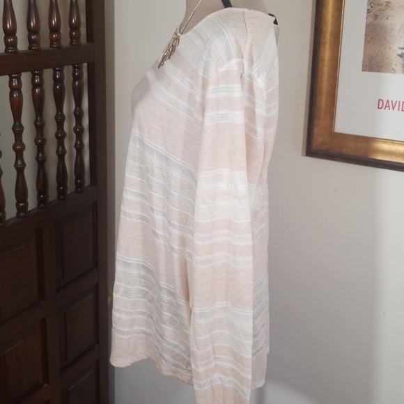 H & M striped long sleeves tee. Size L. NWT - Picture 3 of 8